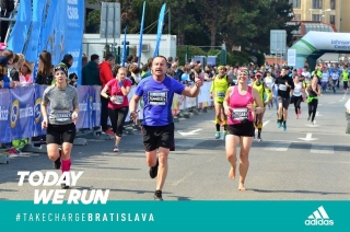 Záverečný finiš do cieľa; foto: Bratislava Marathon