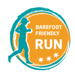 barefoot friendly run logo
